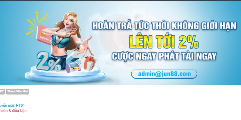 khuyến mãi Hoàn trả tận 2%